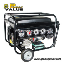 6kw 15hp gasoline generator air cooled, 110v 220v gasoline generators